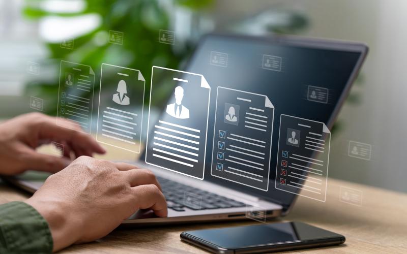 Online-Bewerbung abschicken